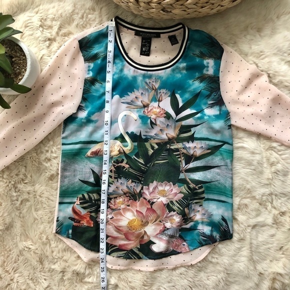 Scotch & Soda Flamingo & stars colourful Blouse - Picture 8 of 9